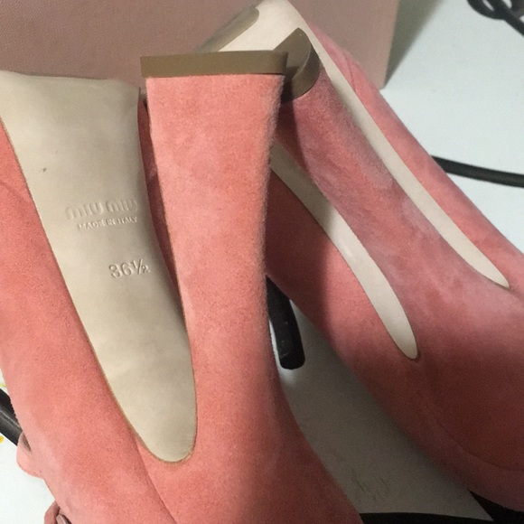 Miu Miu Camoscio Camelia 36 1/2 - Picture 8 of 8